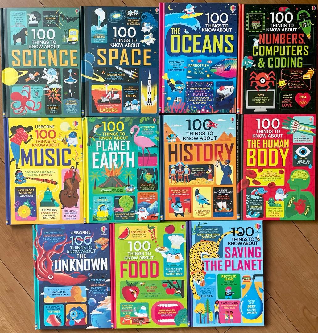 新品100 Things to Know About 11冊セット英語絵本洋書 100 Things to Know about the Unknown - by Jerome Martin & Alice