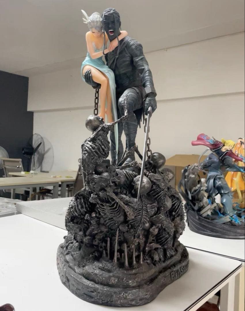 鬼刀シリーズ Ein 風鈴 煉獄 海琴の煙 風鈴アスミ スタチュー フィギュア 砕けたアーマーからのぞく素肌がセクシー！「鬼刀」シリーズに海琴煙