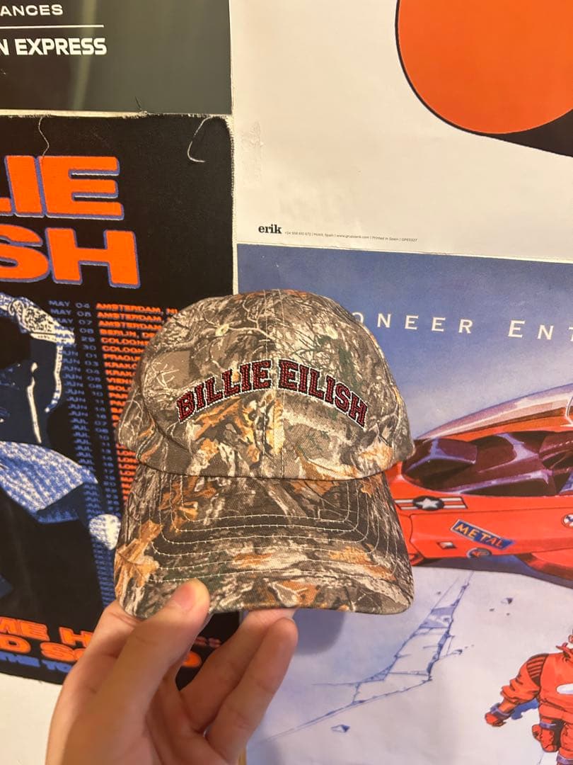 Billie Eilish ツリーカモ キャップ