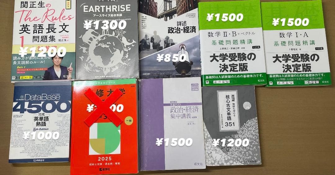 使用レベル1 大学受験参考書セット 大学受験】2024年12月発売予定の参考書をみんなで予習する動画