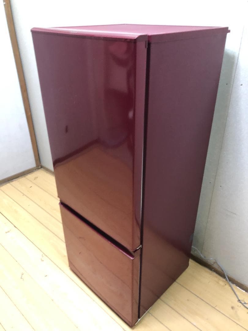 アクア 冷蔵庫 AQR-18H(W) 2019年式 レッド 250528-