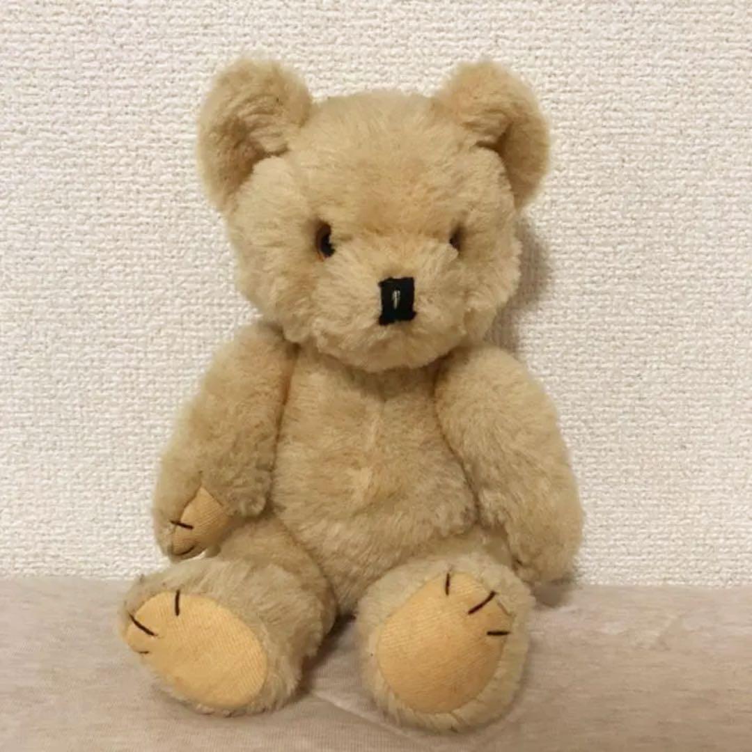 ヴィンテージ テディベア レトロ くま ぬいぐるみ - メルカリ