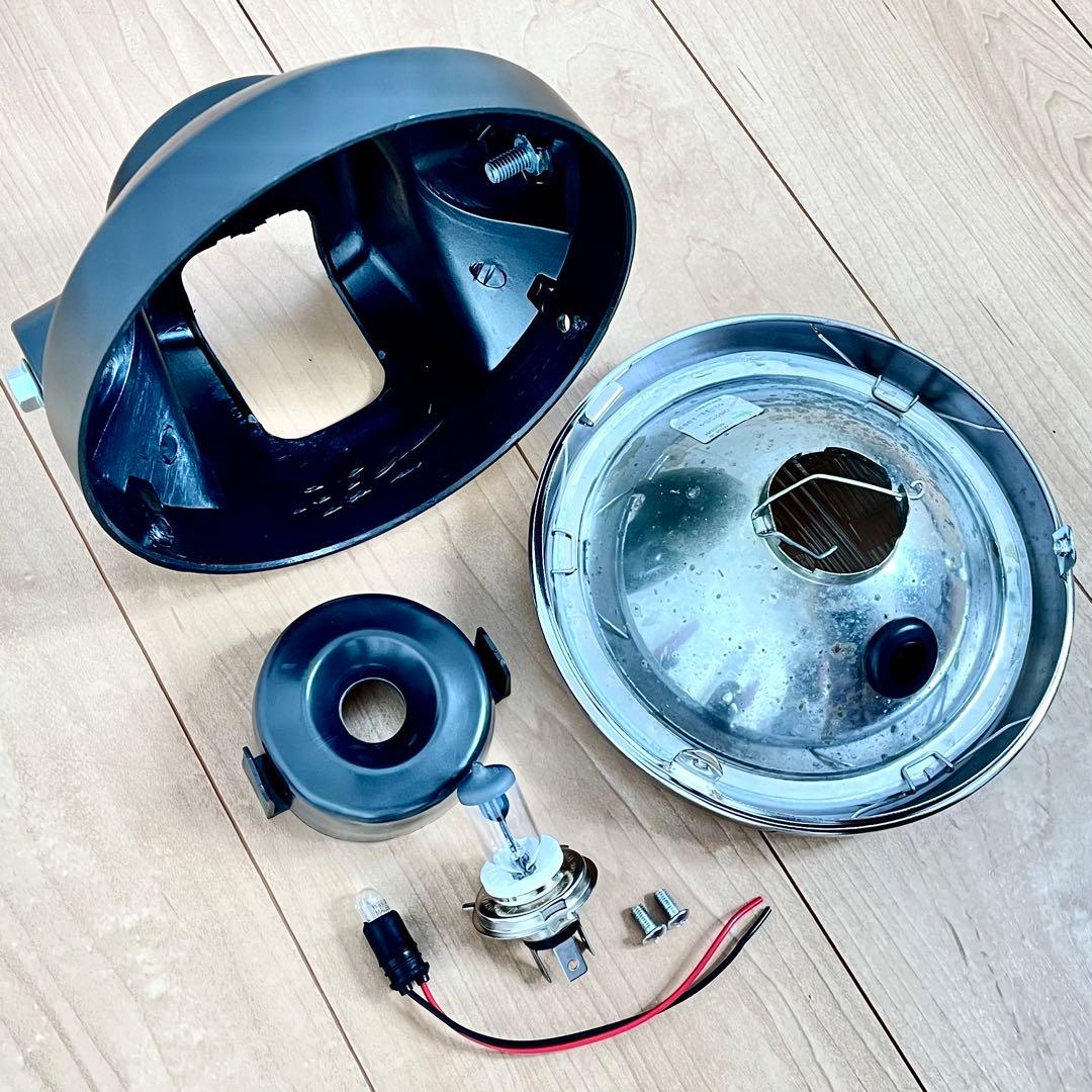 当時物 CIBIE シビエ 凹み ヘッドライト CB400F ホーク マーシャル