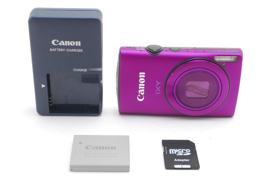 【美品】Canon IXY 600F パープル 本体と付属品 動作確認済み Amazon | Canon デジタルカメラ IXY600F パープル IXY600F(PR
