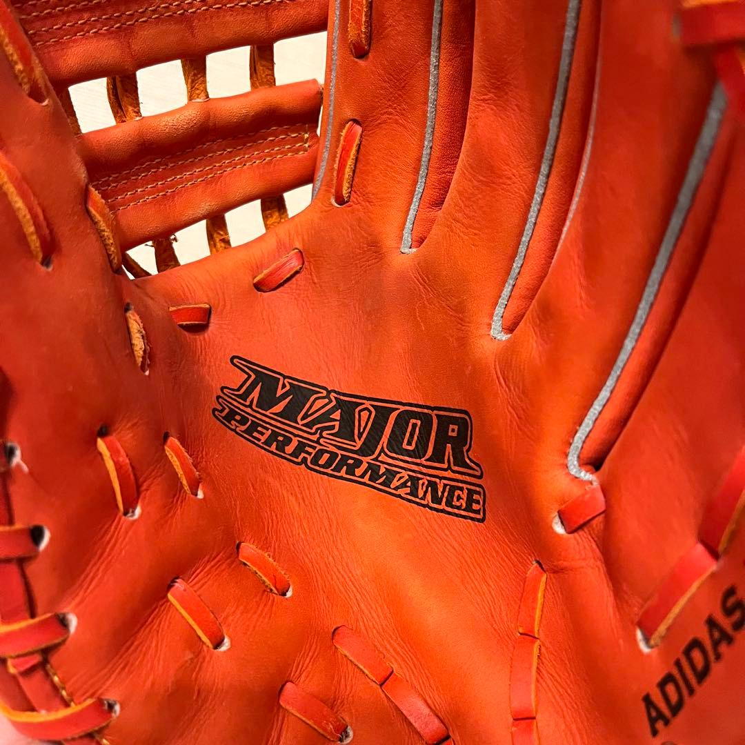 美品 アディダス メジャーパフォーマンス 軟式 内野手用 グローブ 未