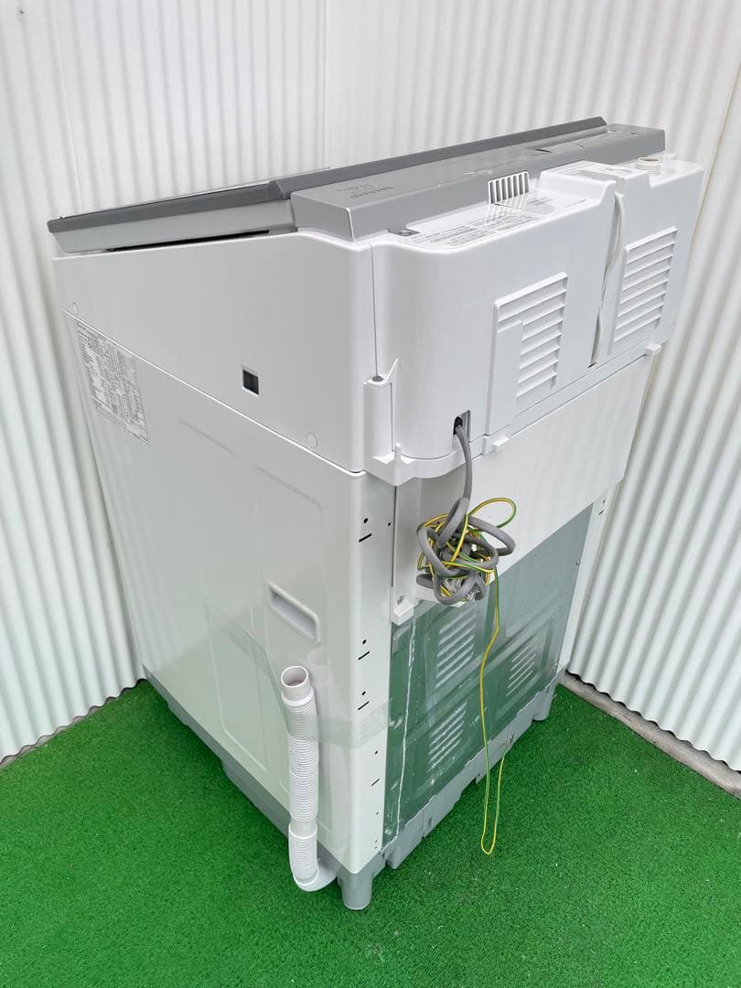 865シャープ 11kg洗濯乾燥機 熱乾燥 タッチパネル 超音波ウォッシャー