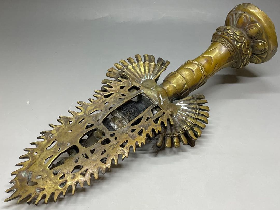 十一面千手千眼観世音菩薩 黄銅 病気平癒 延命長寿 開運 良縁 C2994