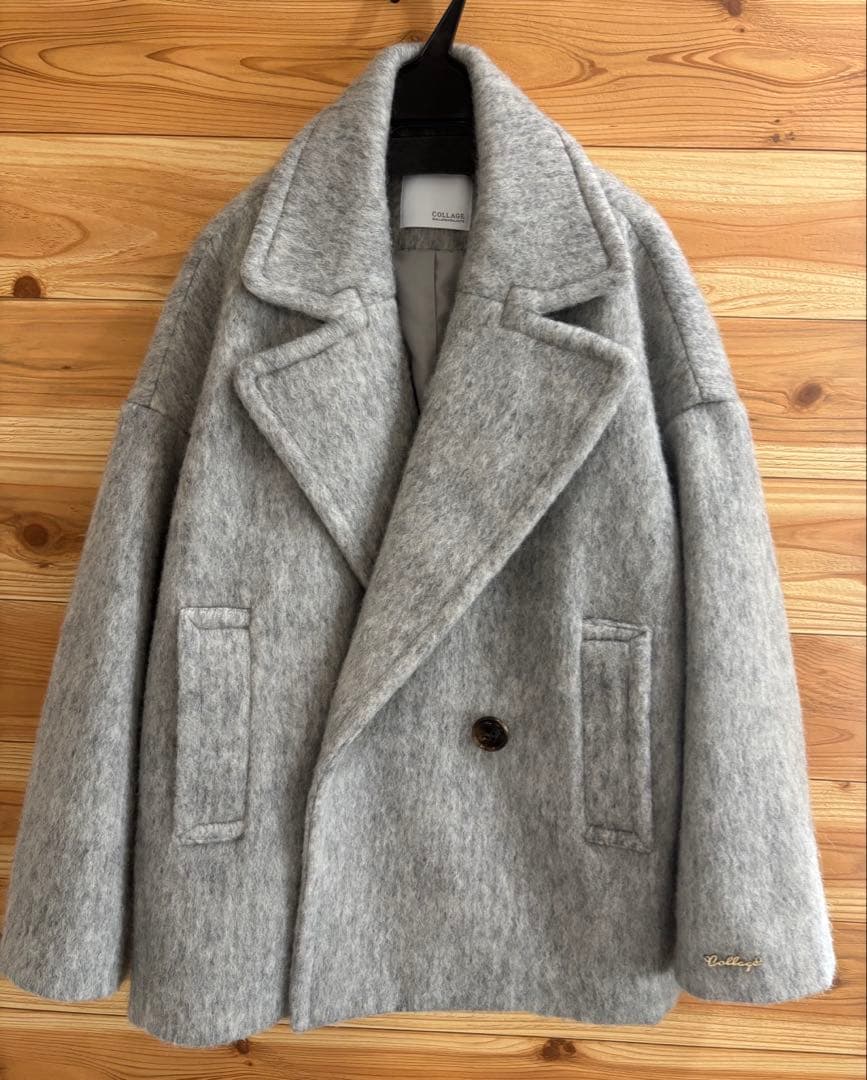 COLLAGE GALLARDAGALANTE ウール混シャギーPコート - メルカリ