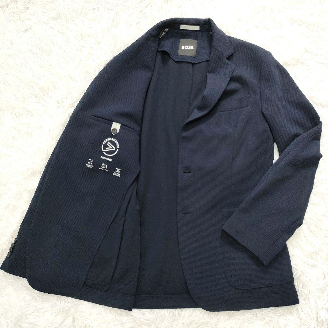 極美品 ヒューゴボス パフォーマンス ウォッシャブル テーラードジャケット 44 Men's Performance | HUGO BOSS