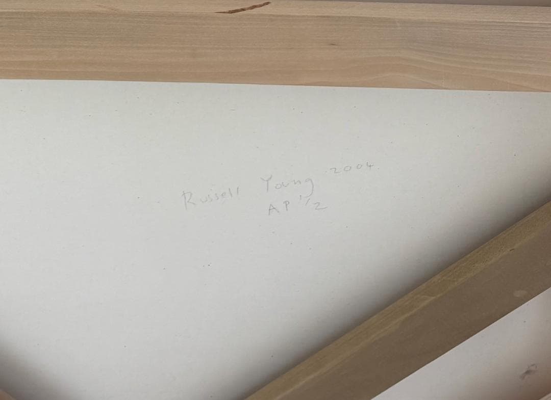 ラッセル ヤング「ジェーン フォンダ」キャンバス絵画（作家直筆サイン