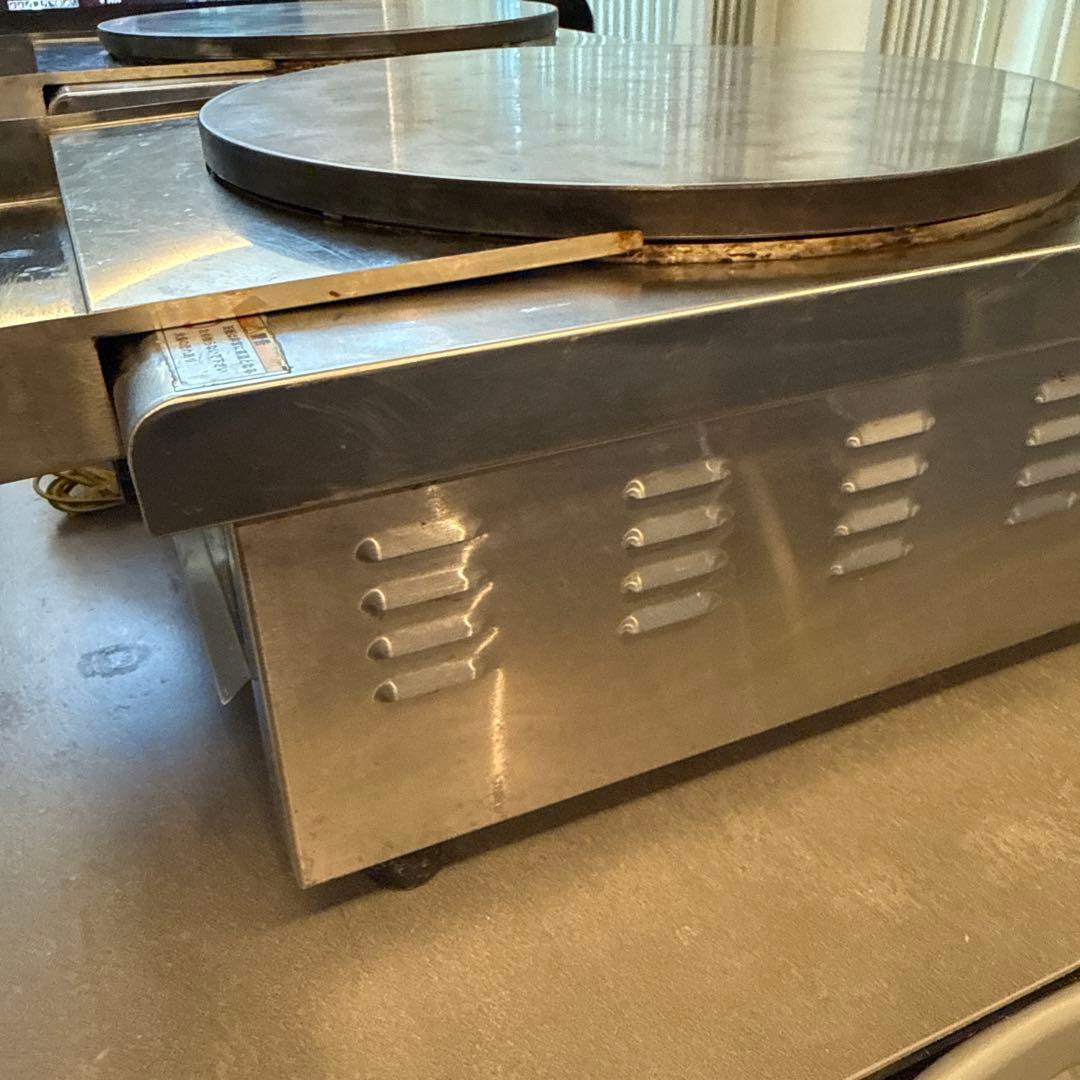 業務用電気クレープ焼き器 家庭使用可 キプロスター - メルカリ