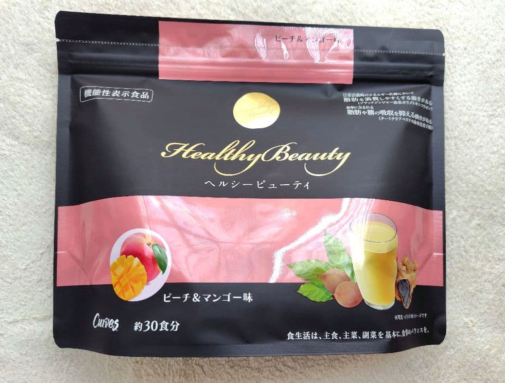 カーブス ヘルシービューティ ピーチ&マンゴー味 2027.2迄 - メルカリ