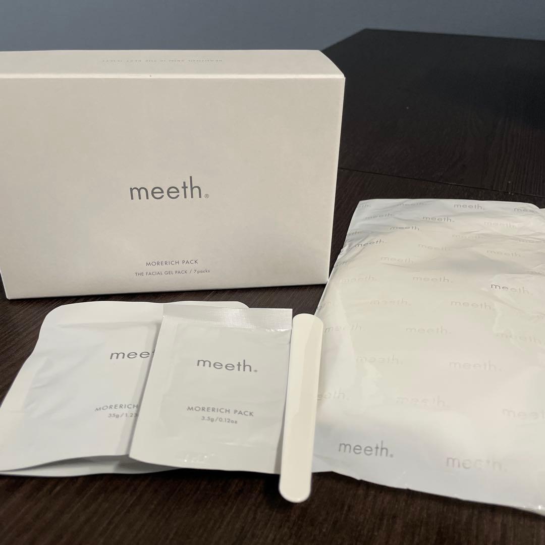 【新品　未使用】meeth. モアリッチパック 7包入り 新品】meeth MOREICH PACK 7枚入り ミース モアリッチパック Amazon.co