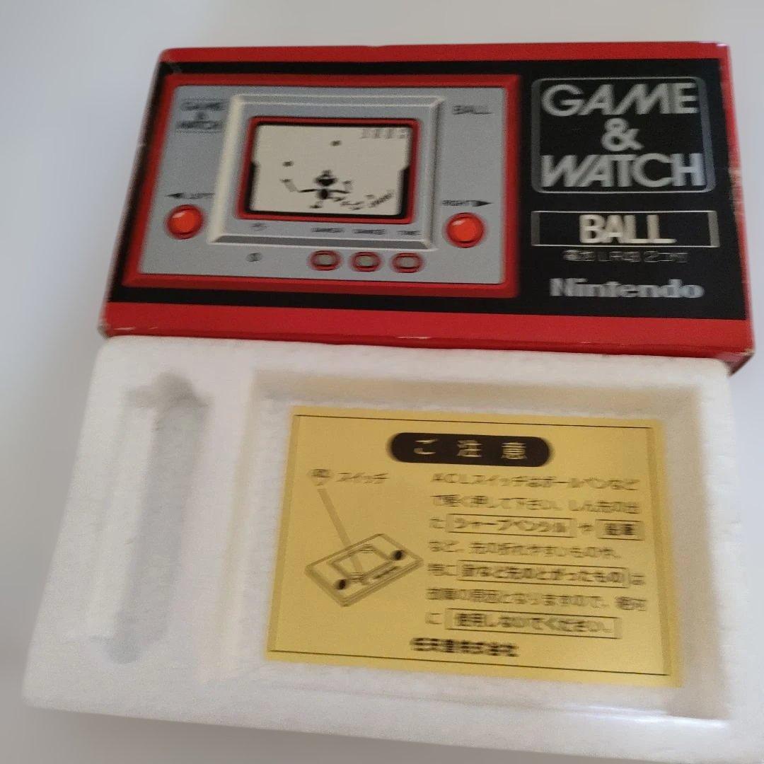 クラブニンテンドーゲームウォッチ動作未確認電池切れ箱、説明書付き