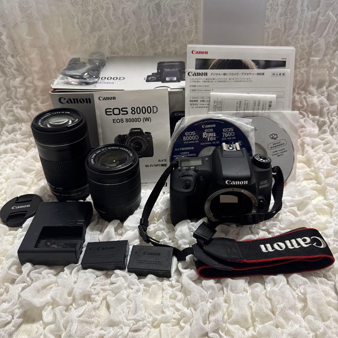 Canon EOS 8000D ダブルズームキット Amazon.co.jp: Canon デジタル一眼レフカメラ EOS 8000D ダブルズーム