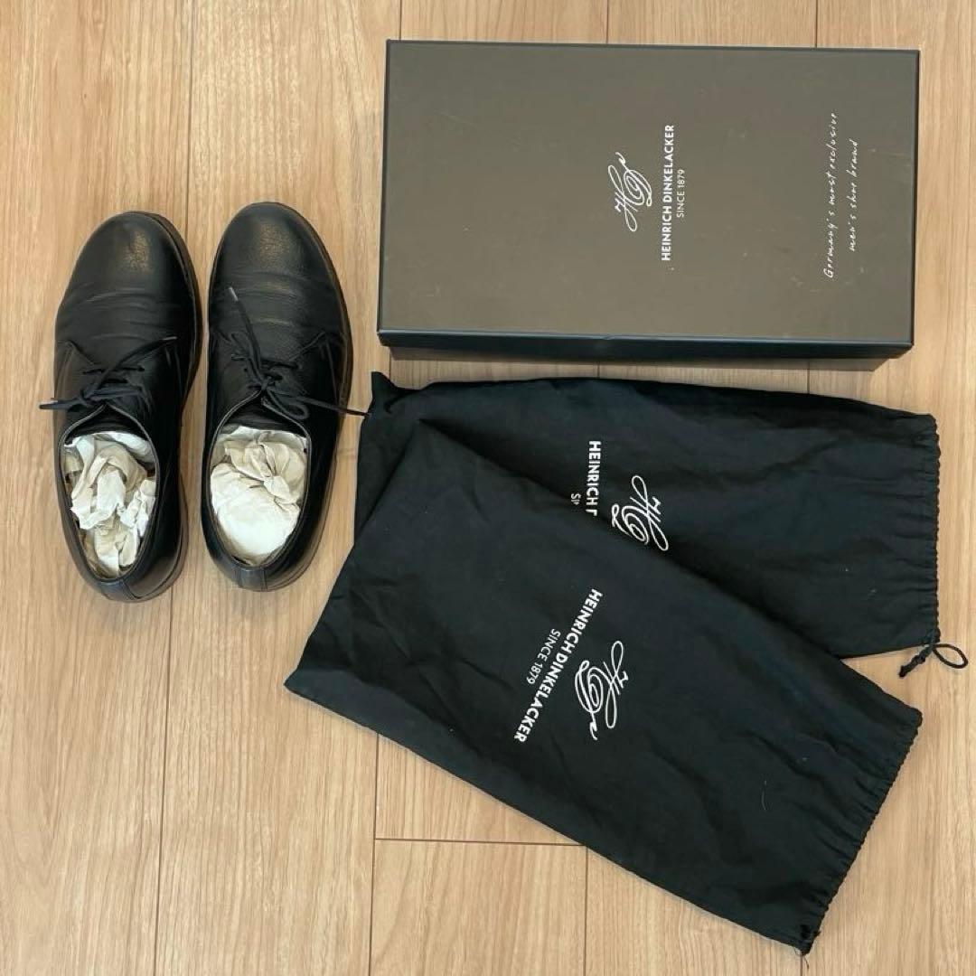 Heinrich Dinkelacker RIO ブラック/シボ革/uk7 - メルカリ