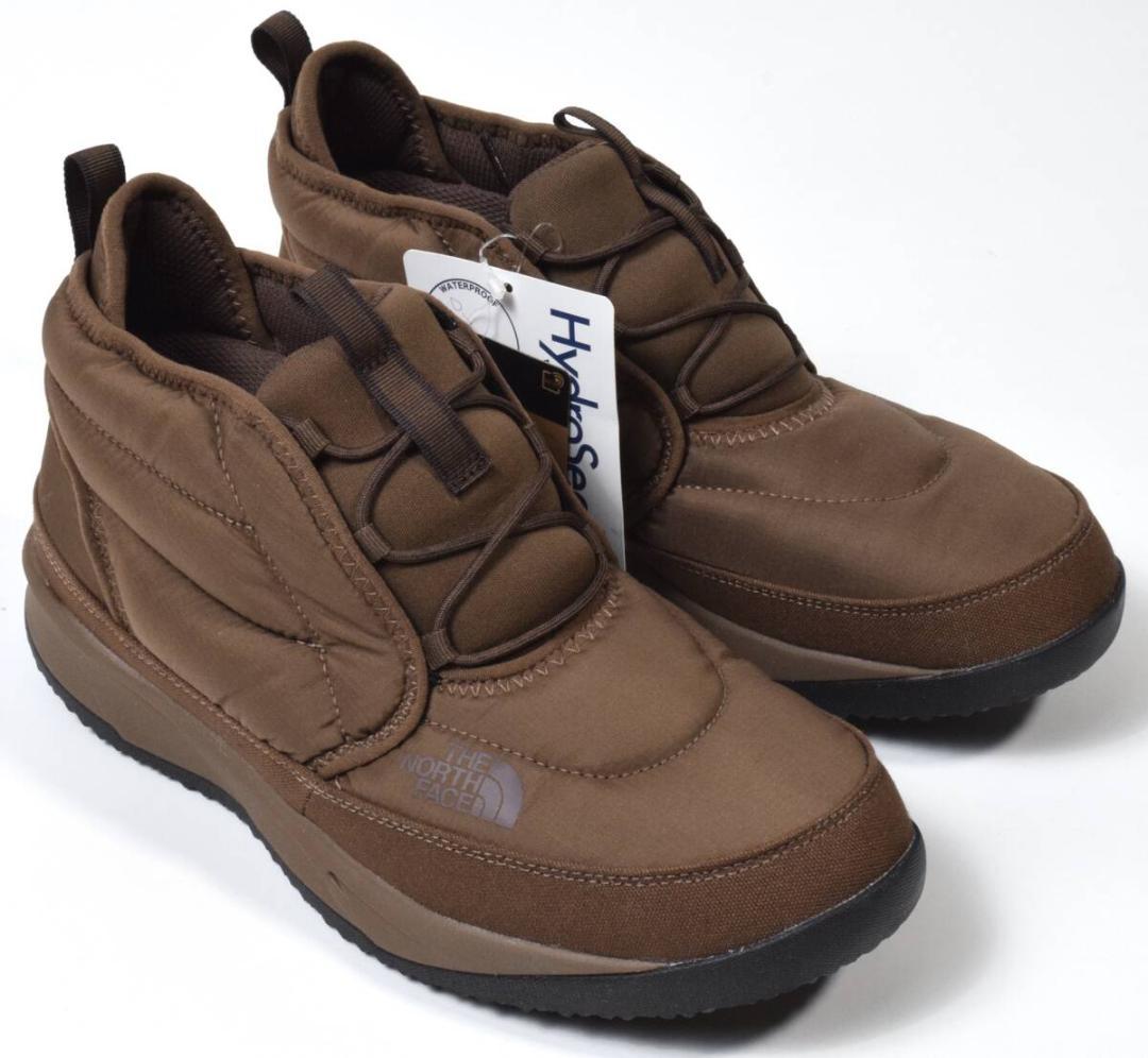 未使用 ノースフェイス ヌプシチャッカブーツ 27cm ブラウン NF52373