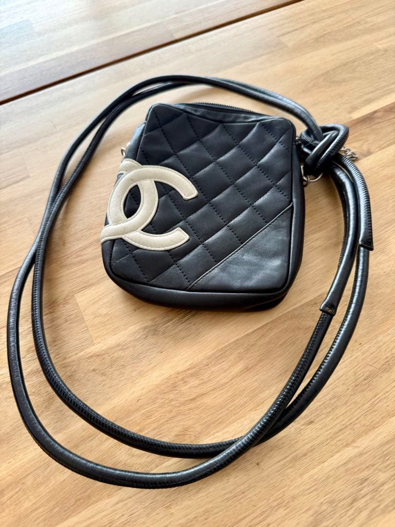 【希少】CHANEL カンボンライン アクセサリーポーチ ポシェット 黒×白 Supsale｜スーパーコピーブランド通販専門店 | バッグ・時計・服（代金