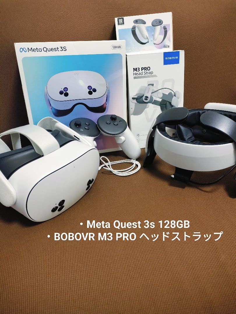 「 Quest 3S（128GB）＋BOBOVR M3 ストラップ付き」 Amazon.co.jp: [BOBOVR] M3 mini ヘッドストラップ - ストラップは