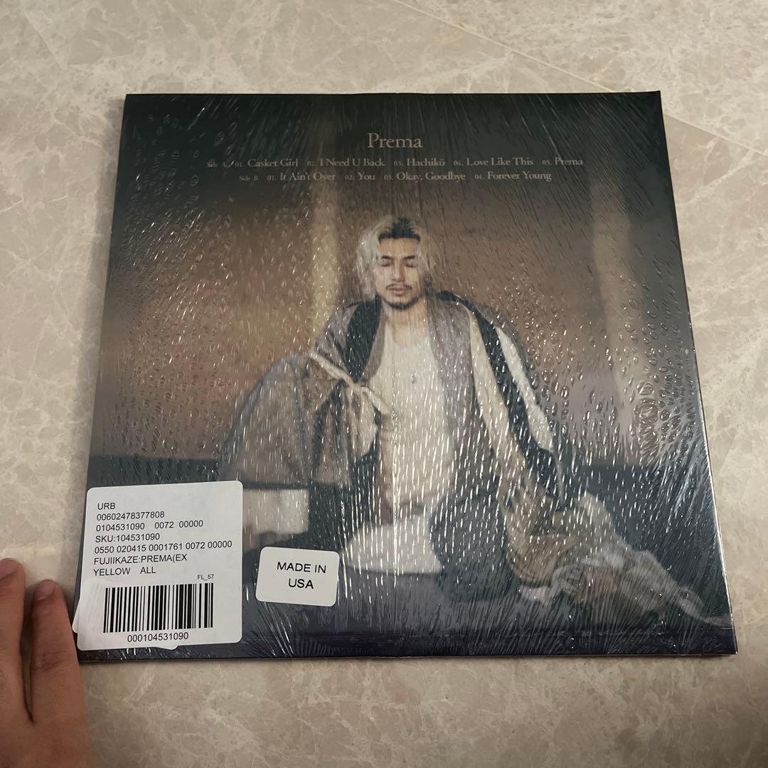 正規品未開封 藤井風 Prema 1000枚限定 レコード - メルカリ