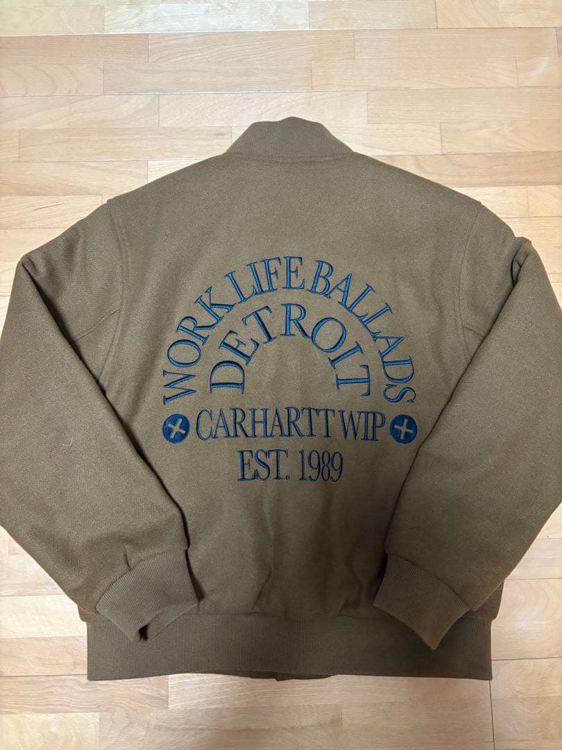 CARHARTT WIP スタジャン ブラウン - メルカリ