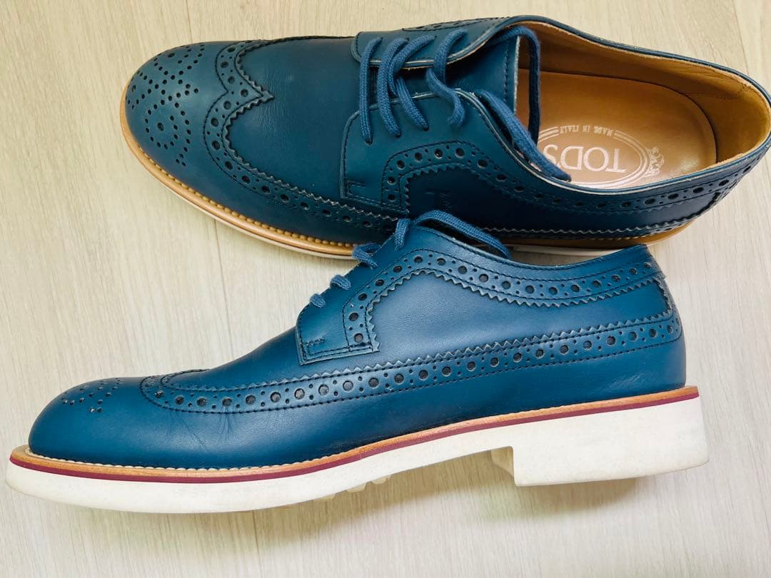 トッズ　TOD’s メンズ レザー レースアップシューズ靴　26.5cm