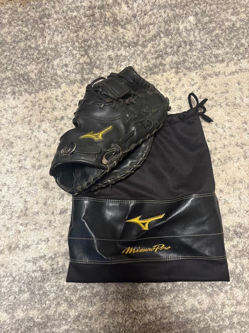 MizunoPro 硬式グローブ 黒 専用袋付き 楽天市場】ミズノ MIZUNO 【専用グラブ袋付き】 ミズノプロ MizunoPro