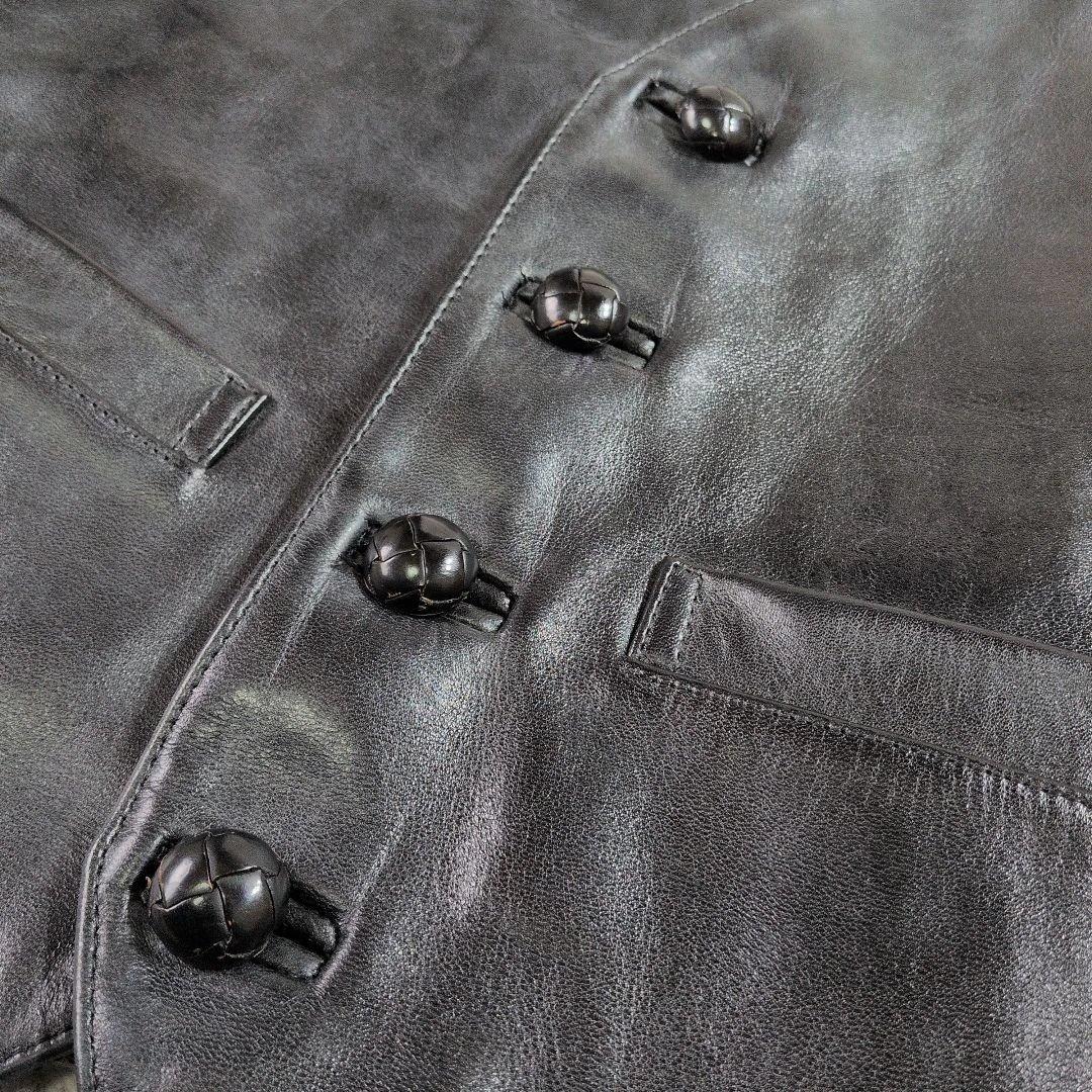 極美品☆Harold Daniell ホースレザーベスト F 黒 日本製 馬革 - メルカリ