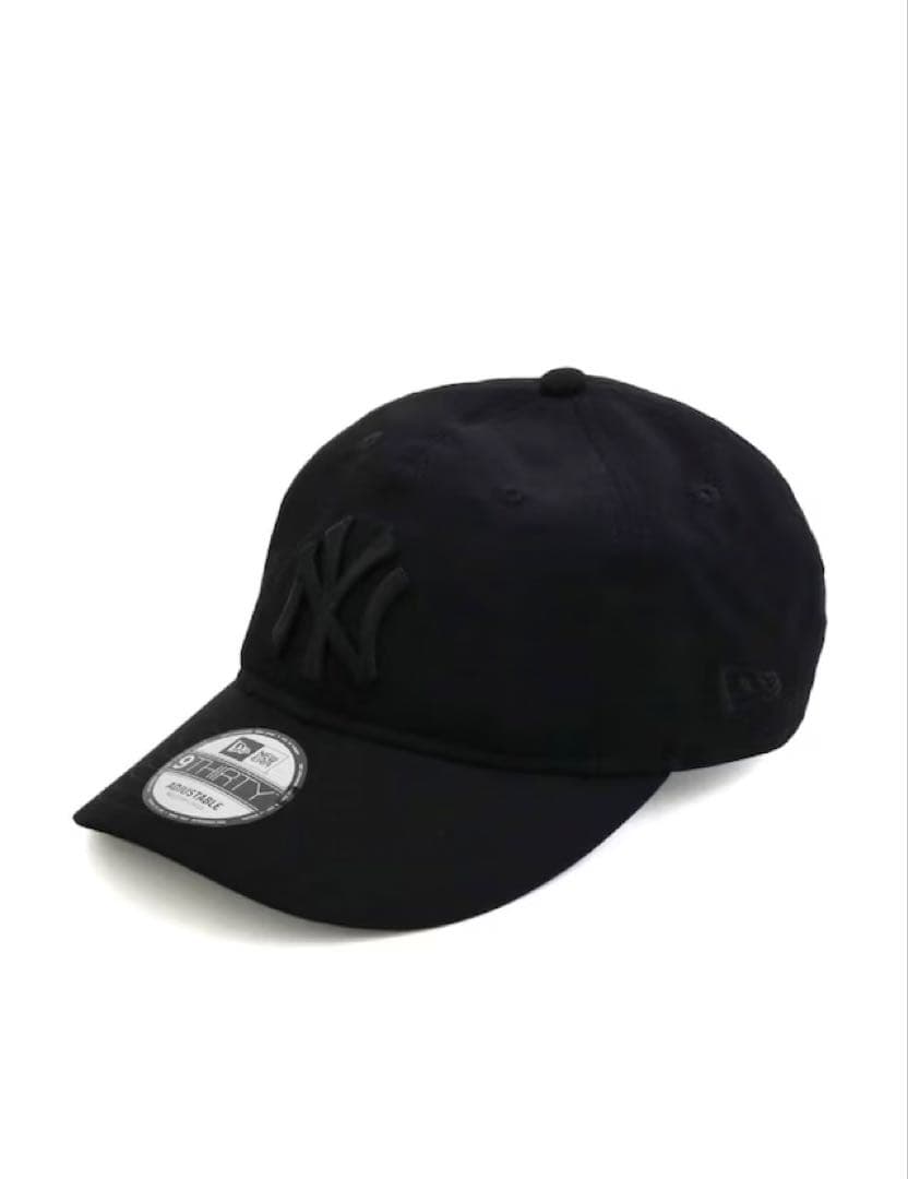 YOHJI YAMAMOTO×NEW ERA 9THIRTY BLACK CAP WILDSIDE×NEW ERA 9THIRTY New York Yankees BLACK GABARDINE CAP(FREE