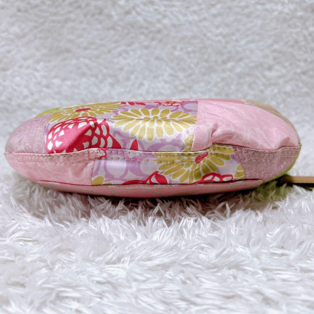 希少✨coach パッチワーク ホーボー ワンショルダーバッグ マルチカラー