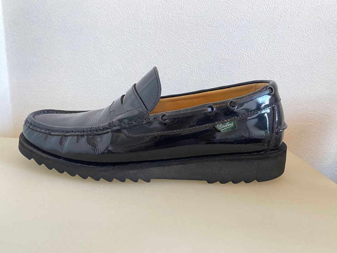 Paraboot BEAMS別注 パテントレザースリッポン 津藤 理佐子 / ビームス ボーイ 原宿 特別な1足との出会いがここに。気
