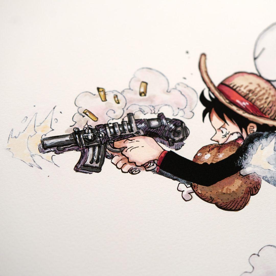 集英社 マンガアート ワンピース ATTACK!! 複製原画 NFT 抽選品 - メルカリ