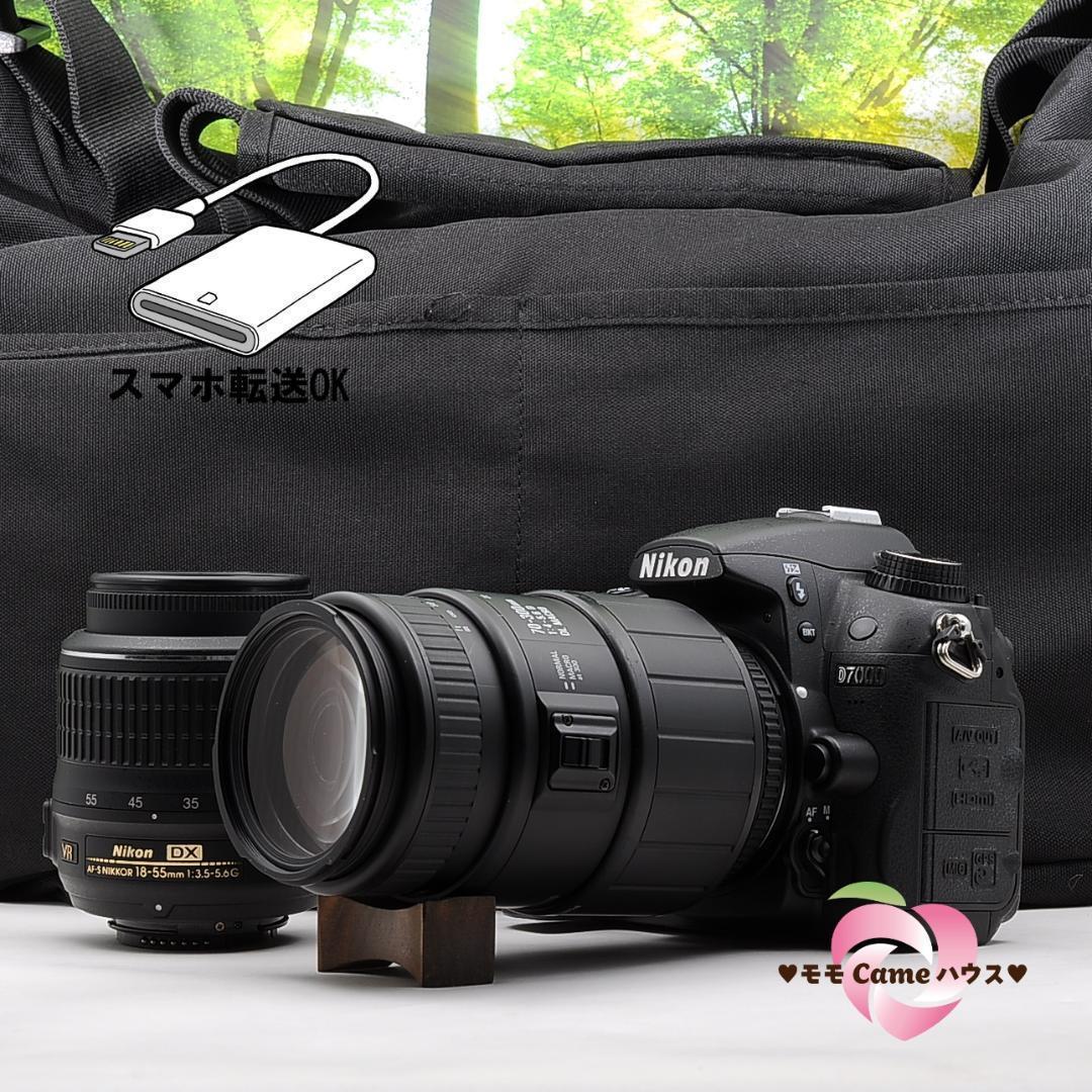 ショット数2762枚！スマホ転送セット☆ニコン D7000☆ダブルレンズ ショット数2762枚！スマホ転送セット☆ニコン D7000☆ダブルレンズ