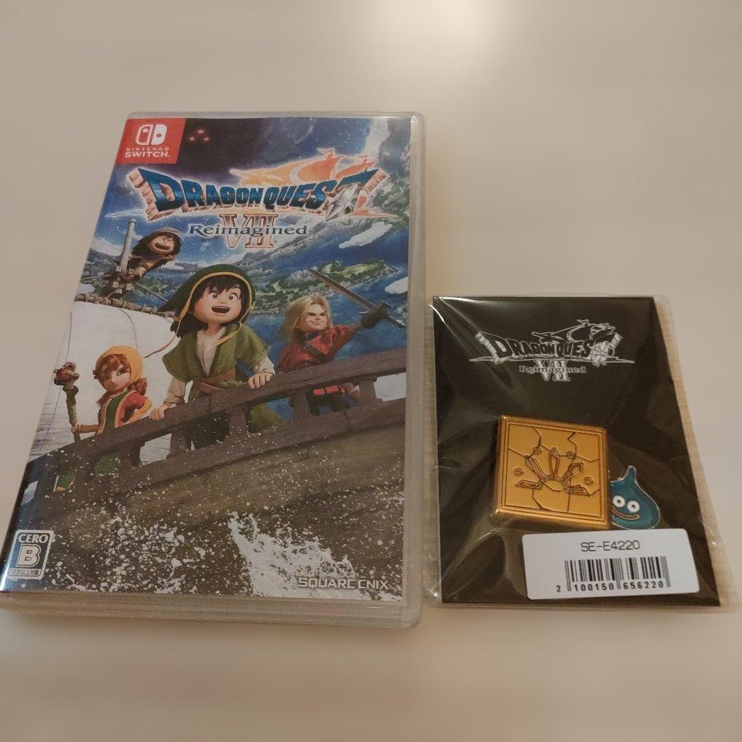 ドラクエ7 リメイク Switch 早期予約特典 ピンズ スライム Amazon.co.jp: （SW版)【STORE 限定特典:ピンズ スライム 付き】ト