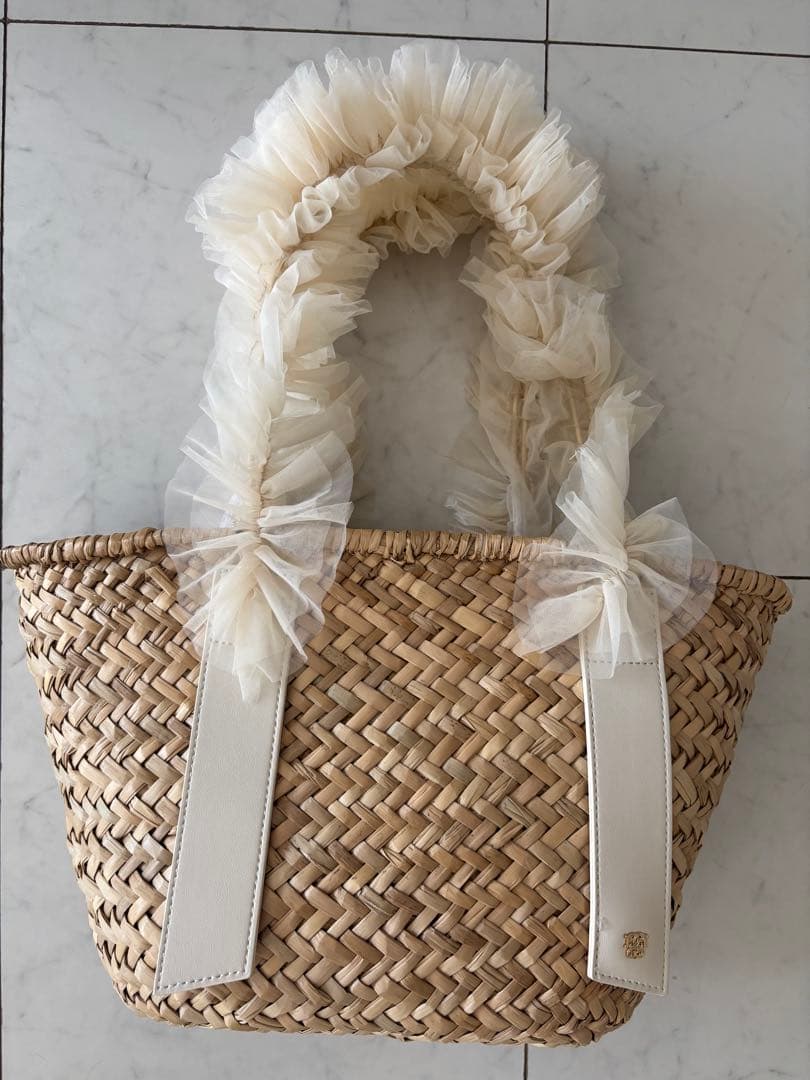 スナイデル ブレードチュールバッグ snidel カゴバッグ - メルカリ