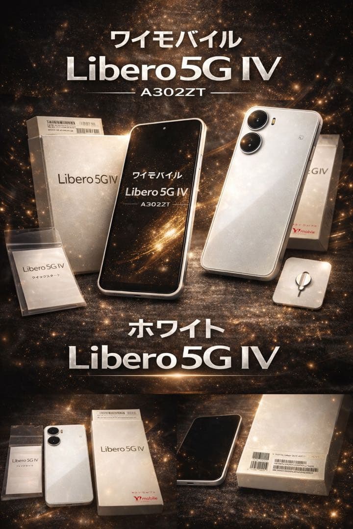スマートフォン本体 Libero 5G IV (A302ZT) Libero 5G IV (a302zt) ｜製品情報｜ワイモバイル（Y!mobile）法人