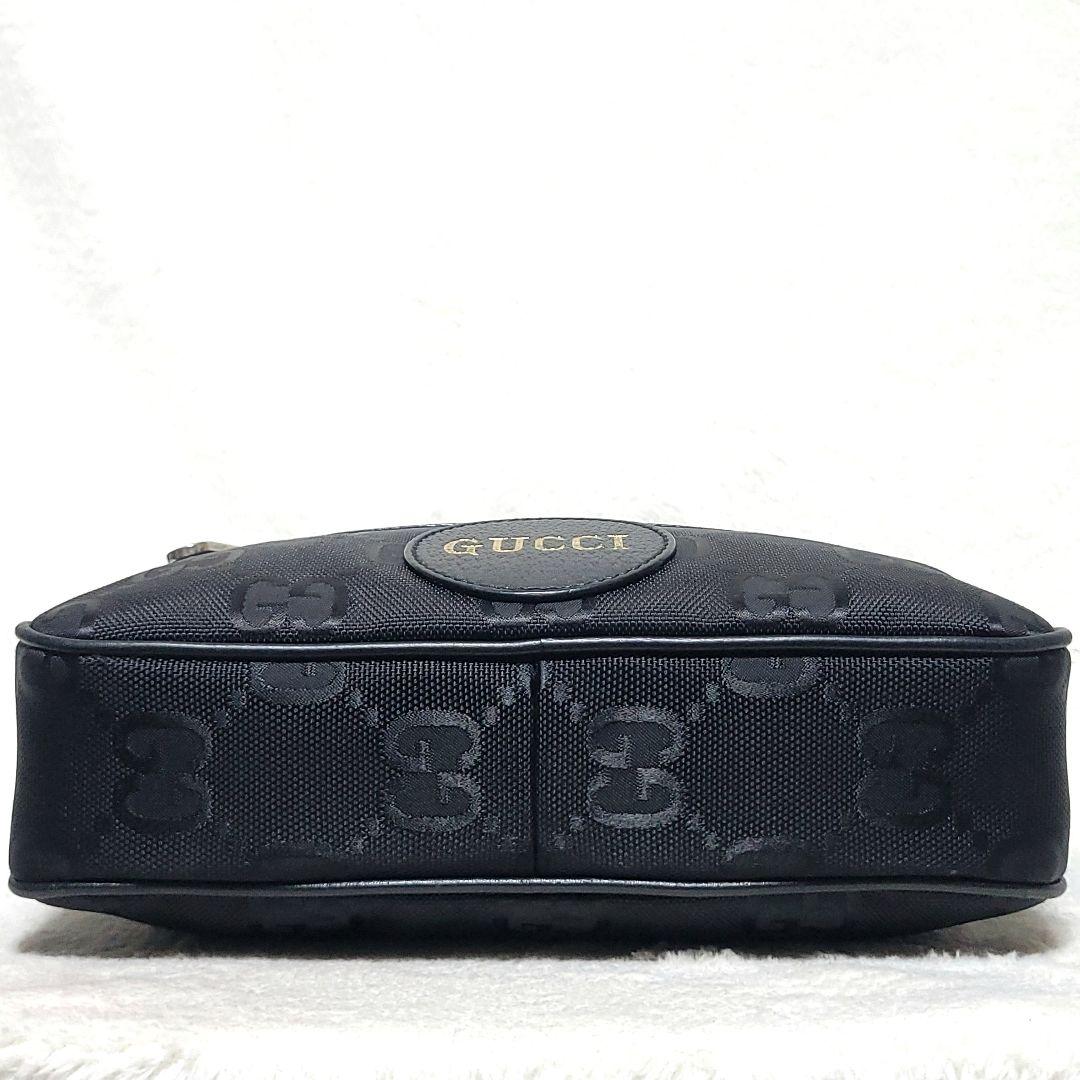 現行 美品】GUCCI ボディバッグ オフザグリッド GG柄 631341 黒 - メルカリ