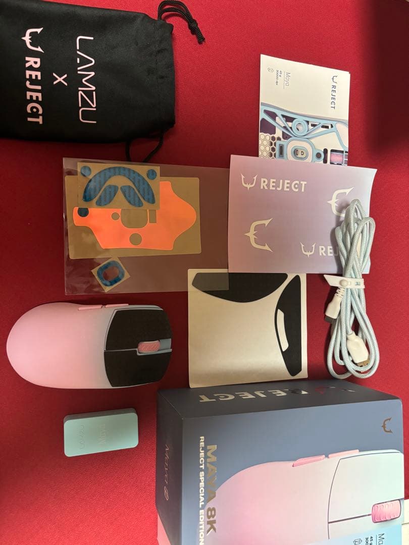 マウス・トラックボール MAYA 8K Reject Special Edition REJECT GEAR】LAMZUとコラボレーションしたワイヤレスゲーミングマウス