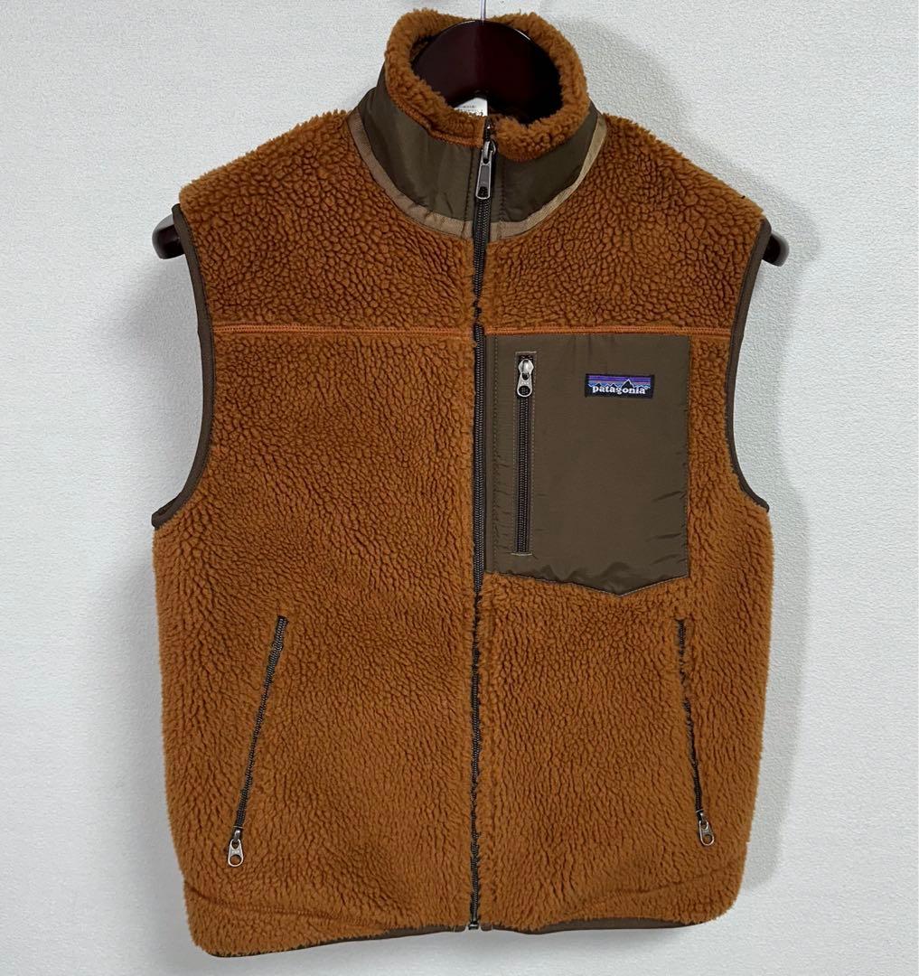 美品 希少 09年製 パタゴニア クラシック レトロX ベスト ブラウン 08's パタゴニア クラシックレトロXベスト ナチュラル/マッシュルーム