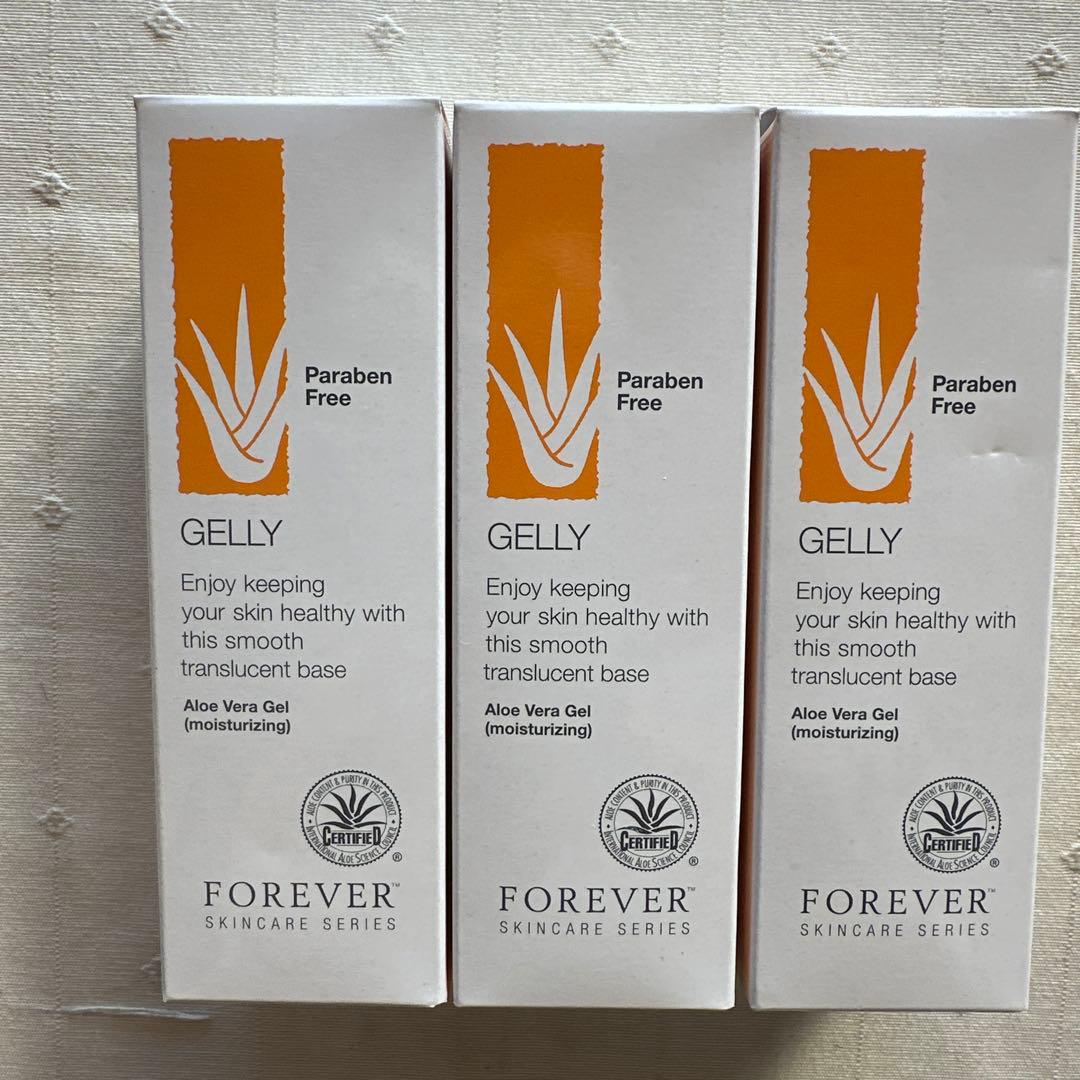FOEVER. GELLY アロエベラ液汁　化粧水.しっとりタイプ3本 FLP ゼリー 120mL (アロエベラ液汁配合 しっとりタイプ 化粧水 jerry
