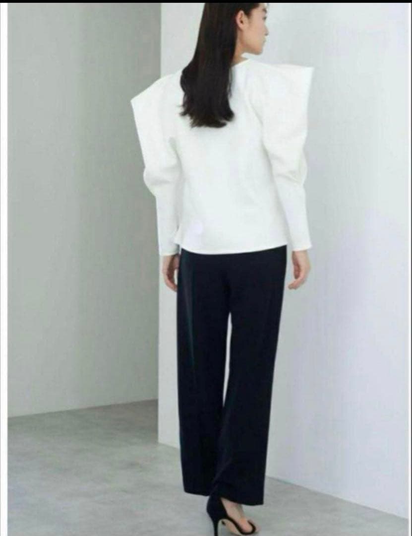 正規品maison de Dolce.ポインティニットメゾンドドルチェ ホワイト