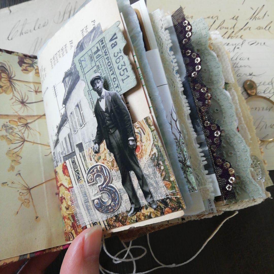 小さくて分厚いジャンクジャーナル 雑記帳 ヴィンテージ - メルカリ