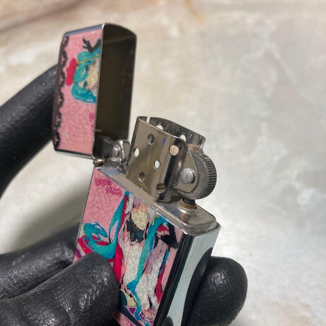 初音ミク world is mine zippo風 オイルライター 限定 - メルカリ