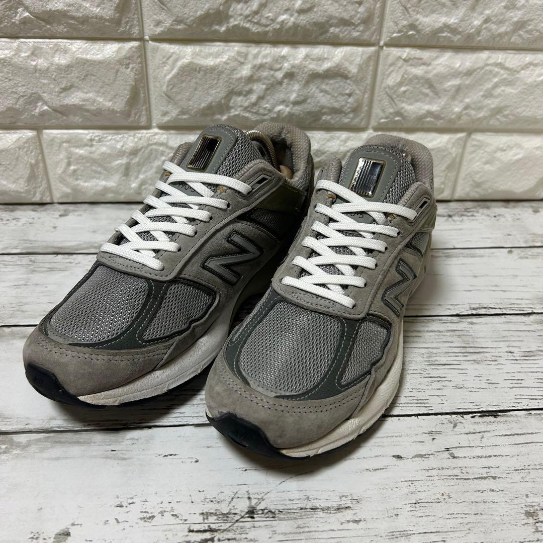 ニューバランス 990V5 made in U.S.A 25.5cm グレー - メルカリ