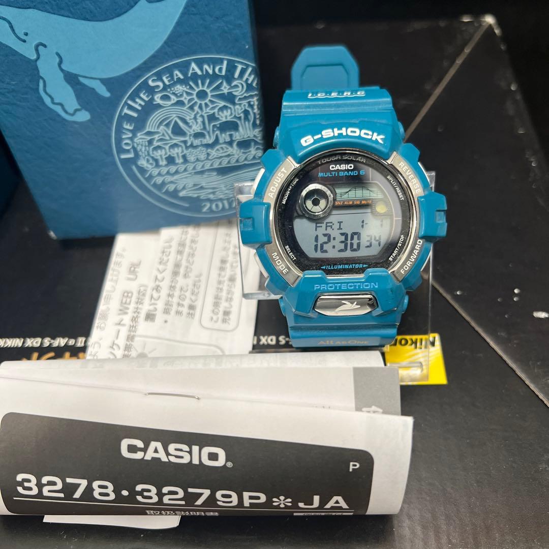 イルクジCASIO G-SHOCK ソーラー充電 青 icercjapan-2025-1.jpg