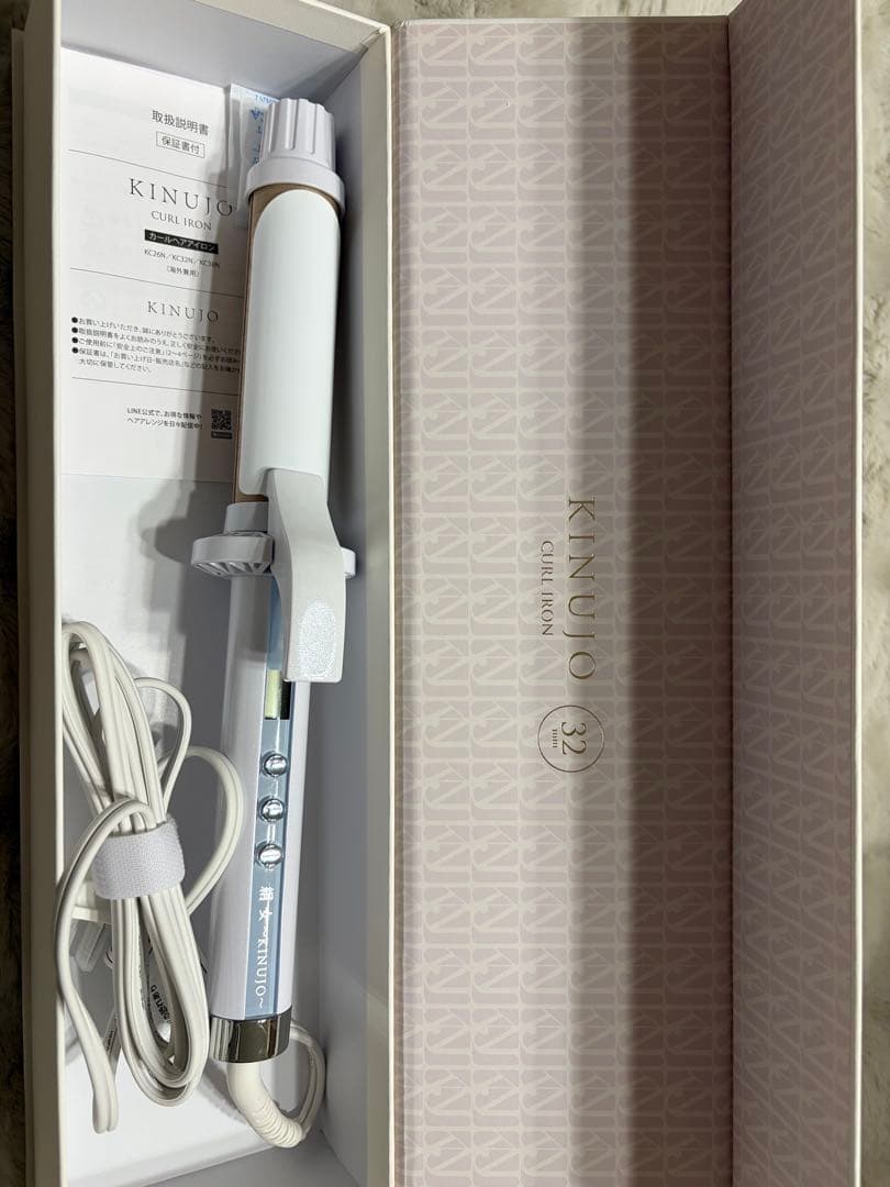 KINUJO 絹女　カールヘアアイロン 32mm KC32N KINUJO（キヌージョ） 絹女（KINUJO）カールヘアアイロン｜KC32N
