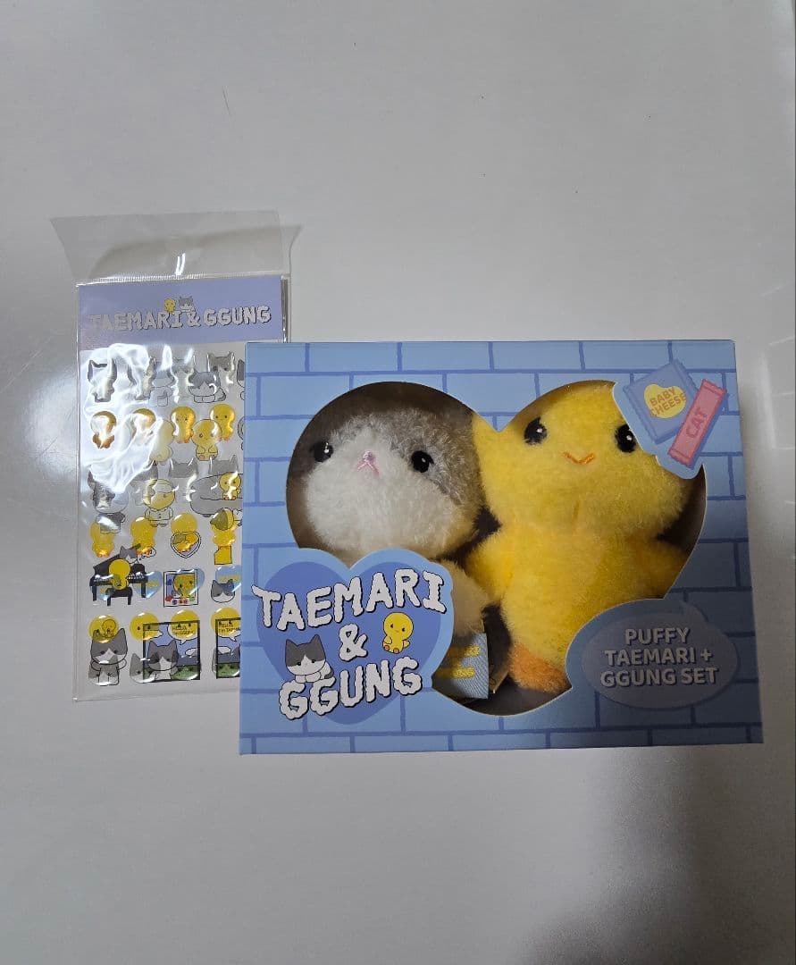 SHINee テミンTAEMARI & GGUNG ぬいぐるみセットとステッカー SHINee テミン テマリ クン ぬいぐるみ TAEMARI & GGUNG - メルカリ