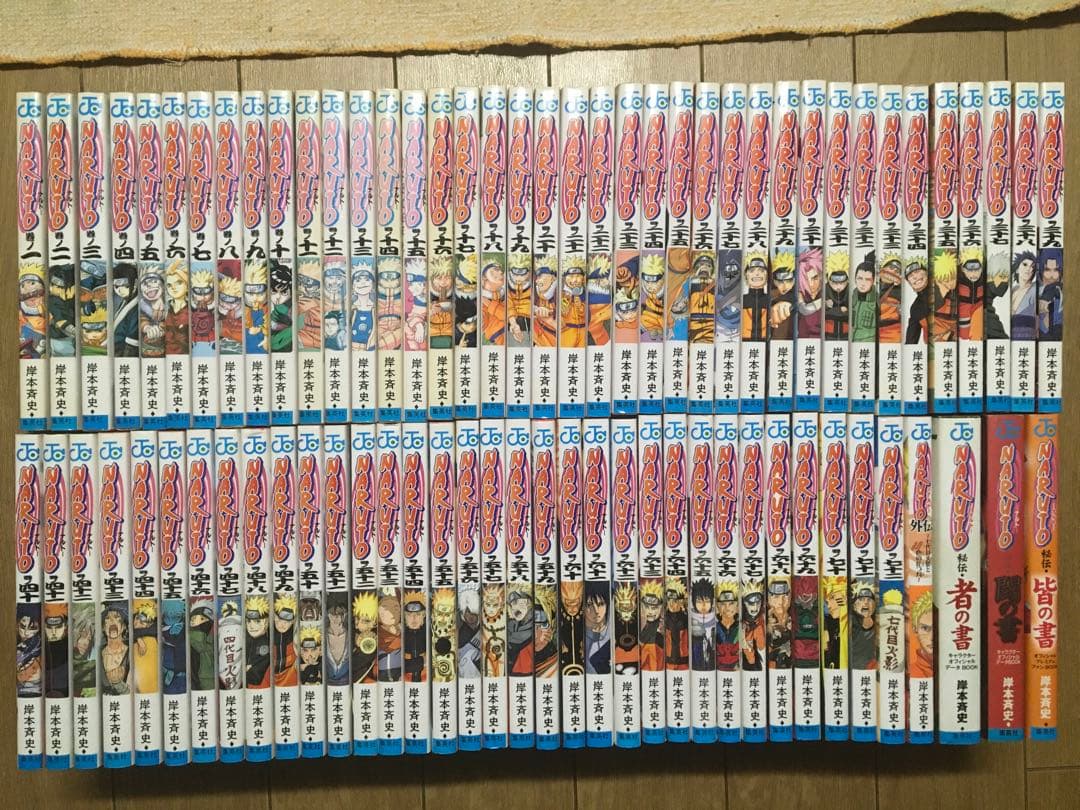 NARUTO全巻+外伝+ファンブックセット コミック全巻セット・まとめ買い】NARUTO-ナルト-(全72巻)+外伝セット