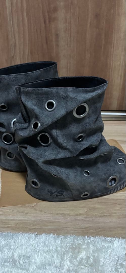 YELLO MERCURIO SHORT BOOTS ブラック(L) - メルカリ