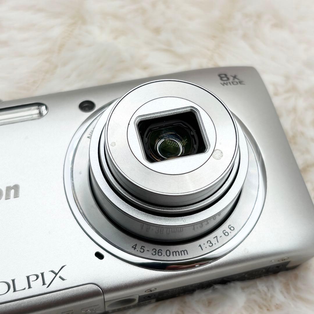 Nikon COOLPIX S3600 シルバー 訳あり - メルカリ